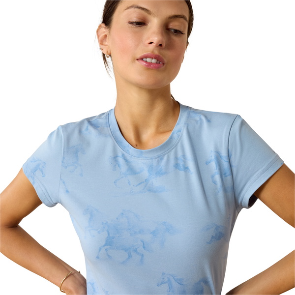 2026 Ariat Womens Mirage T-Shirt 10071358 - St. Tropez Mirage